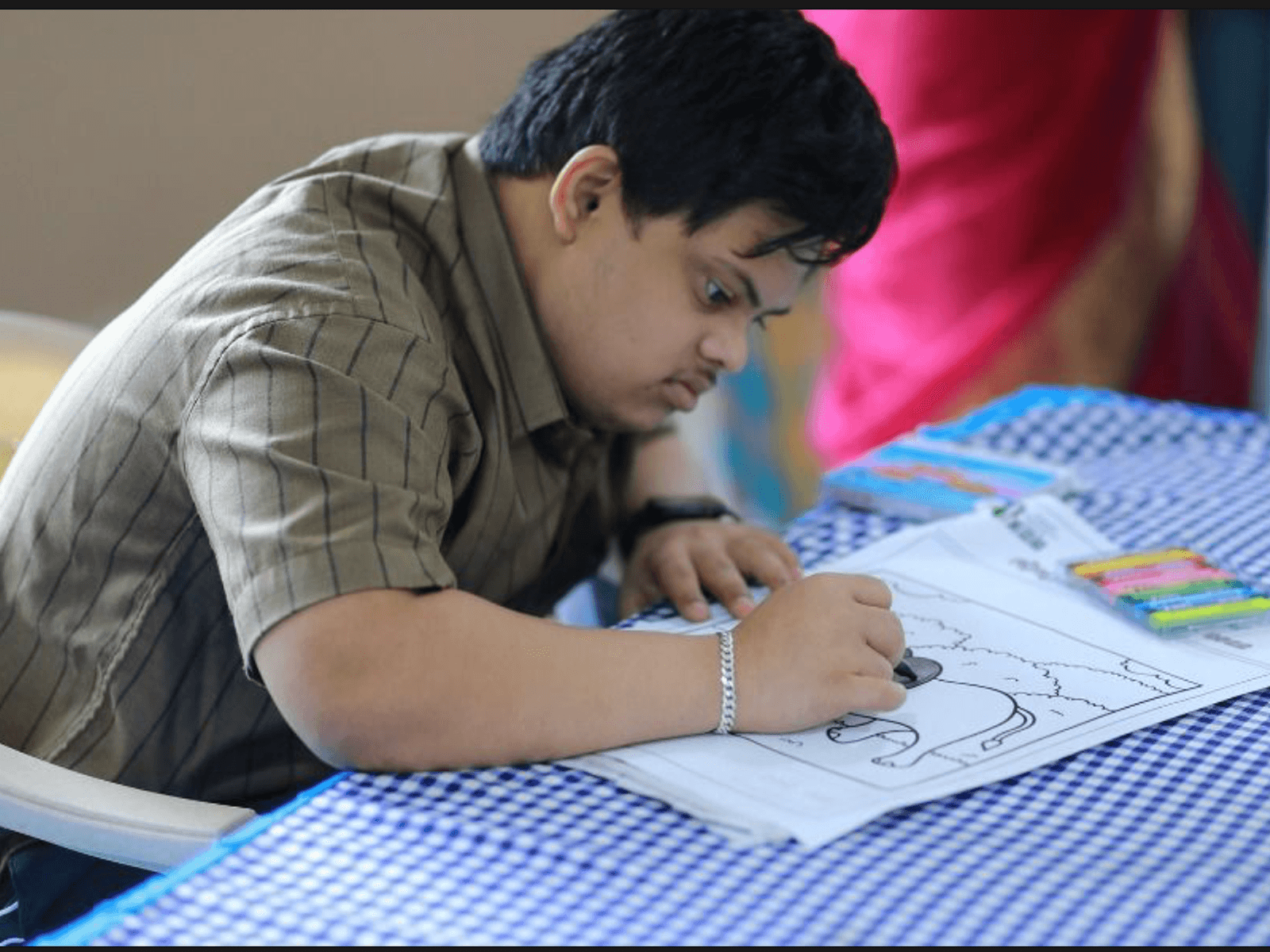 SAKSHAM volunteers and community members at a programme event