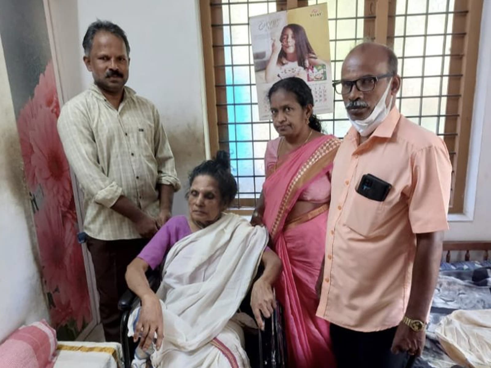 A SAKSHAM volunteer during a home-visit counselling session